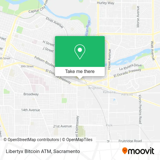 Mapa de Libertyx Bitcoin ATM