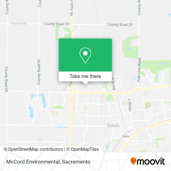 Mapa de McCord Environmental