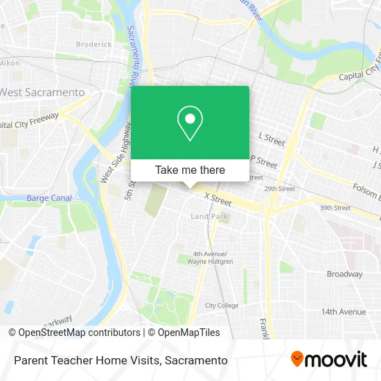 Parent Teacher Home Visits map