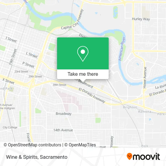 Mapa de Wine & Spirits