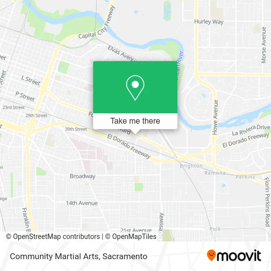 Community Martial Arts map