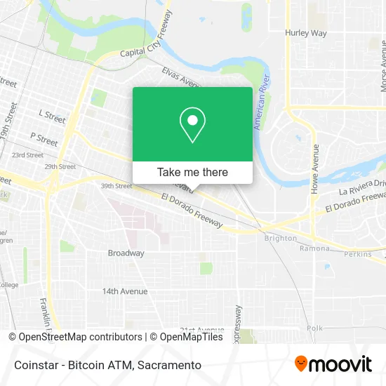 Mapa de Coinstar - Bitcoin ATM