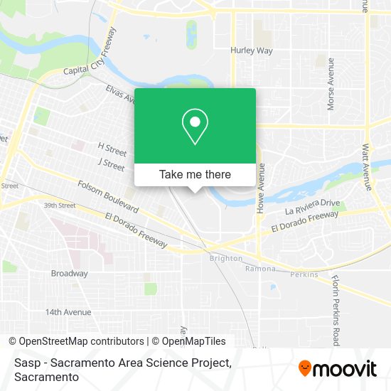 Sasp - Sacramento Area Science Project map