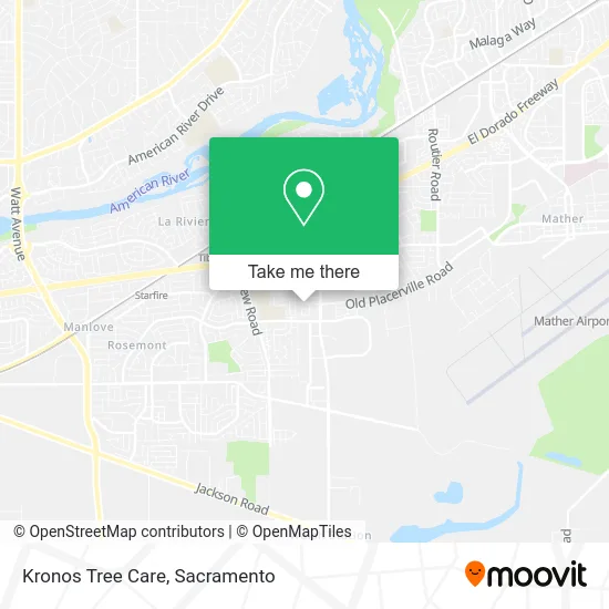 Kronos Tree Care map
