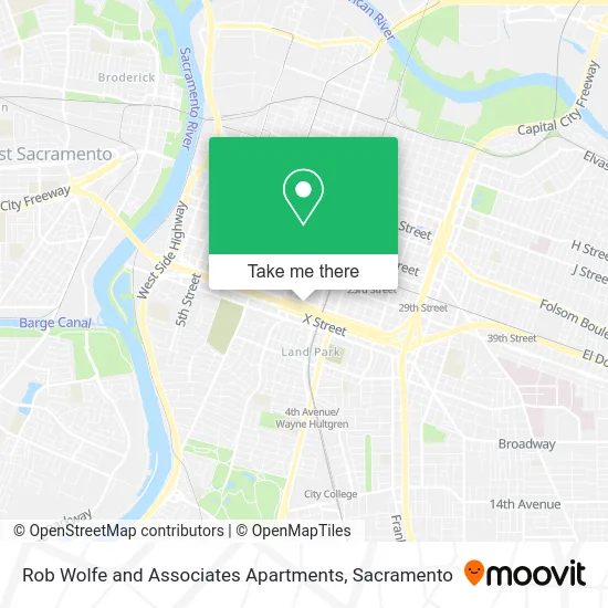Rob Wolfe and Associates Apartments map