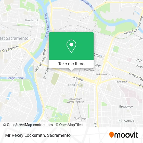 Mr Rekey Locksmith map