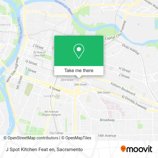 J Spot Kitchen Feat en map