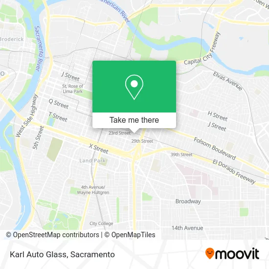 Karl Auto Glass map