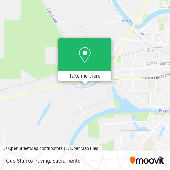 Gus Stanko Paving map