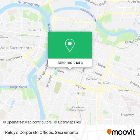 Mapa de Raley's Corporate Offices