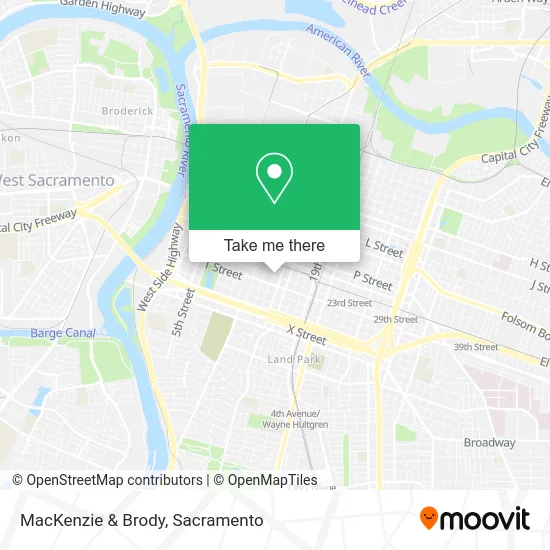 MacKenzie & Brody map