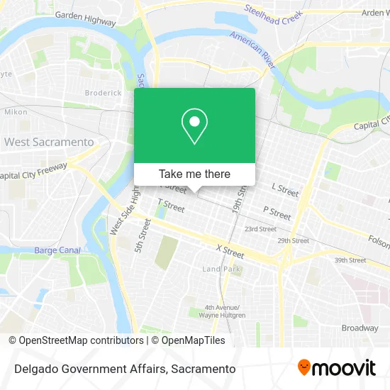 Mapa de Delgado Government Affairs