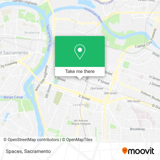 Mapa de Spaces