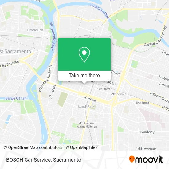 Mapa de BOSCH Car Service