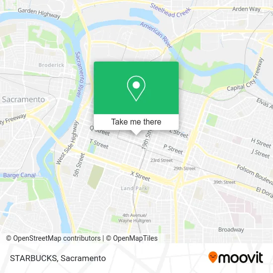 Mapa de STARBUCKS