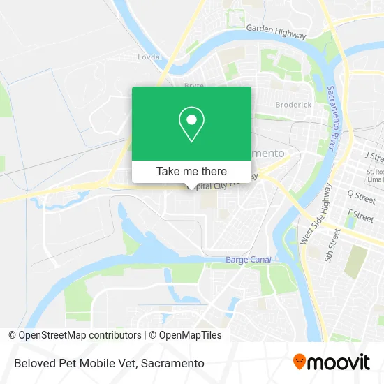 Beloved Pet Mobile Vet map