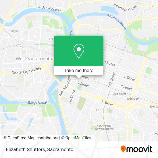 Elizabeth Shutters map