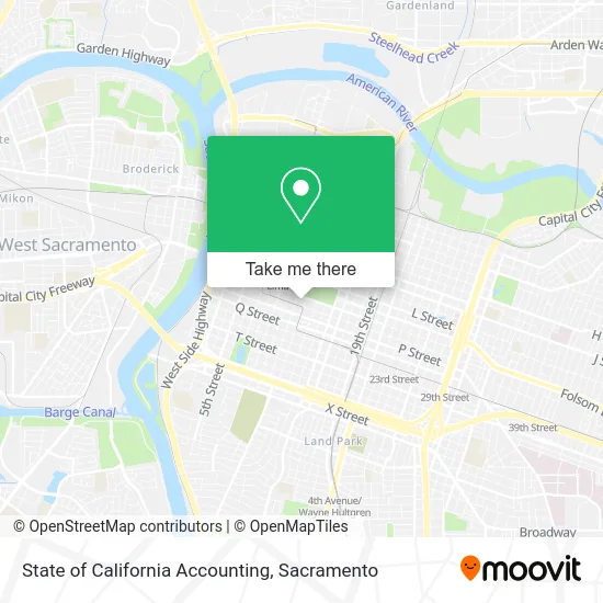 Mapa de State of California Accounting