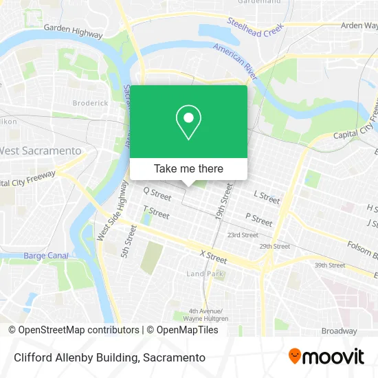 Mapa de Clifford Allenby Building