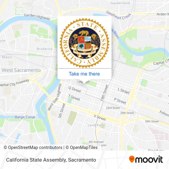 Mapa de California State Assembly