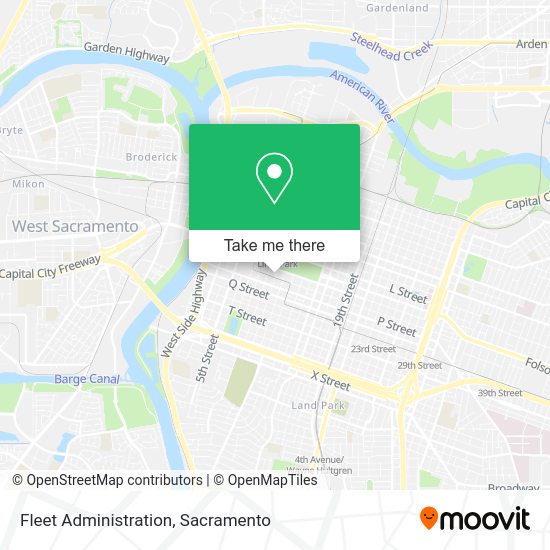 Fleet Administration map