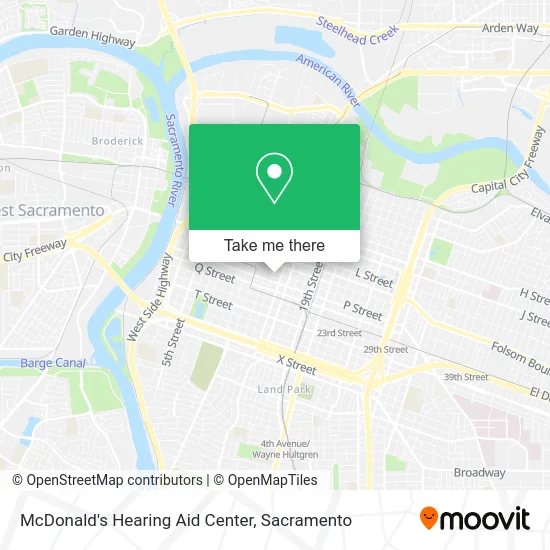 Mapa de McDonald's Hearing Aid Center