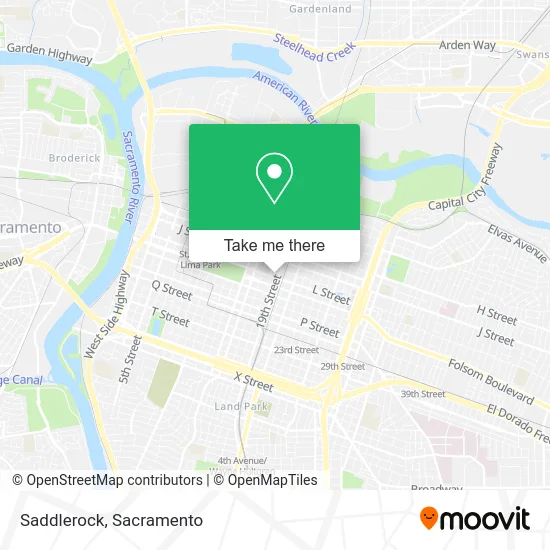Mapa de Saddlerock