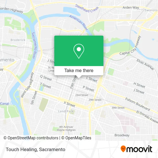 Mapa de Touch Healing
