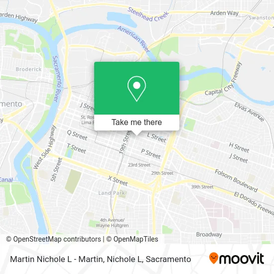 Mapa de Martin Nichole L - Martin, Nichole L