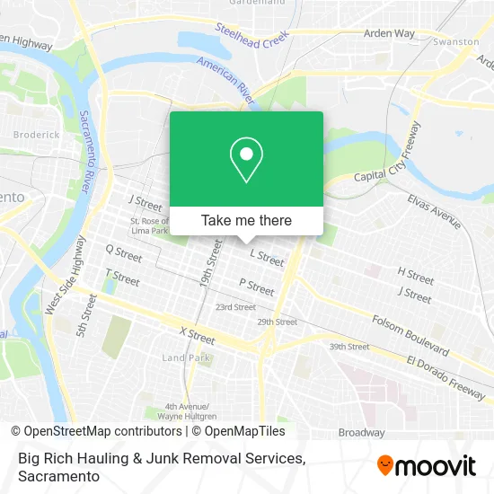 Mapa de Big Rich Hauling & Junk Removal Services