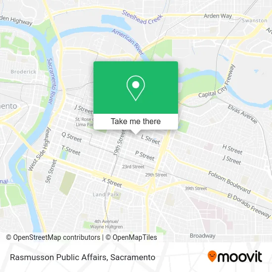 Mapa de Rasmusson Public Affairs