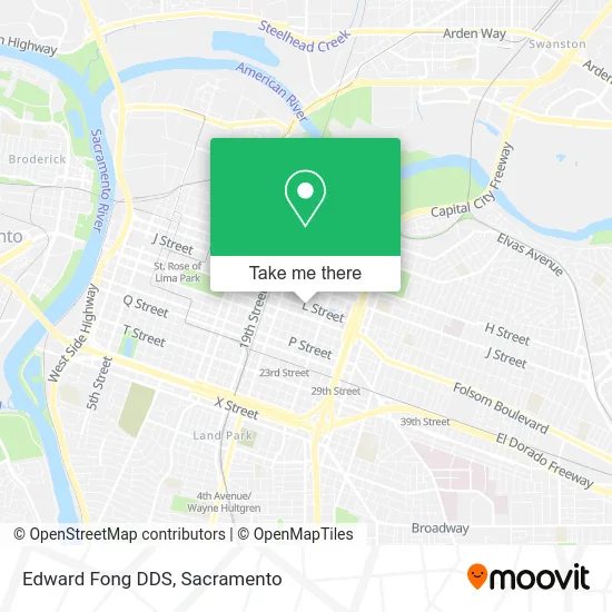 Mapa de Edward Fong DDS