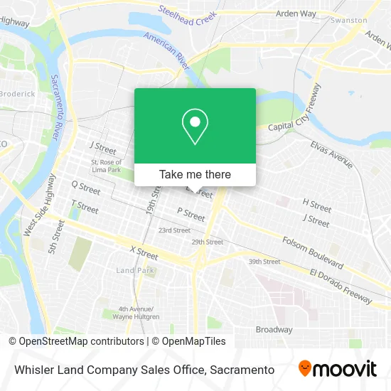 Mapa de Whisler Land Company Sales Office