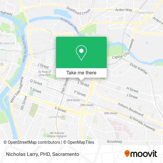 Mapa de Nicholas Larry, PHD