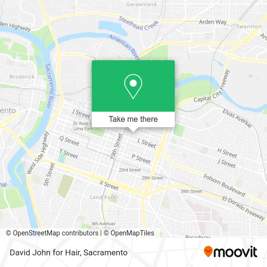 Mapa de David John for Hair