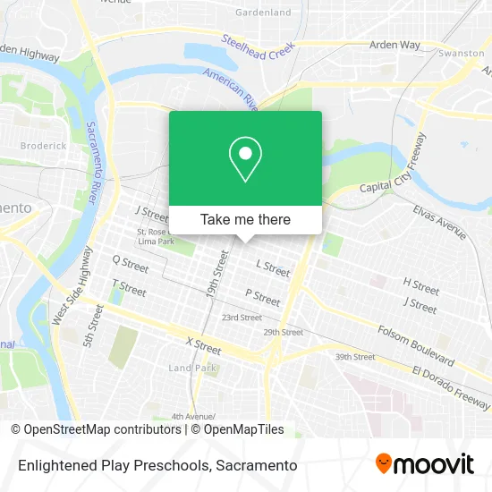 Mapa de Enlightened Play Preschools