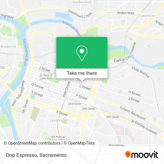 Mapa de Drip Espresso