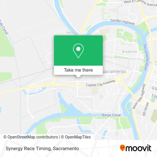 Synergy Race Timing map