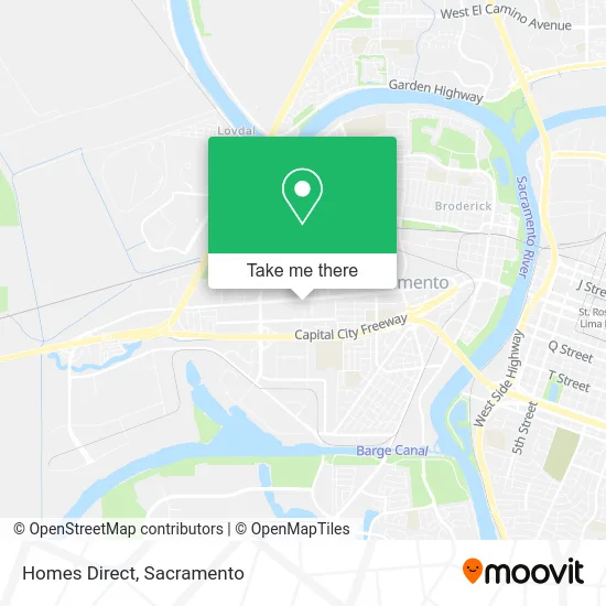 Homes Direct map