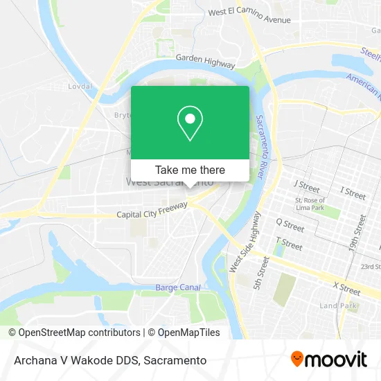 Mapa de Archana V Wakode DDS