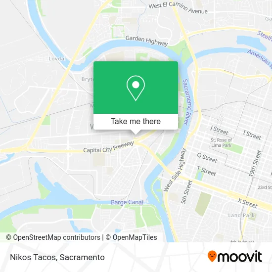 Mapa de Nikos Tacos