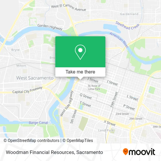 Mapa de Woodman Financial Resources