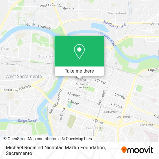 Michael Rosalind Nicholas Martin Foundation map