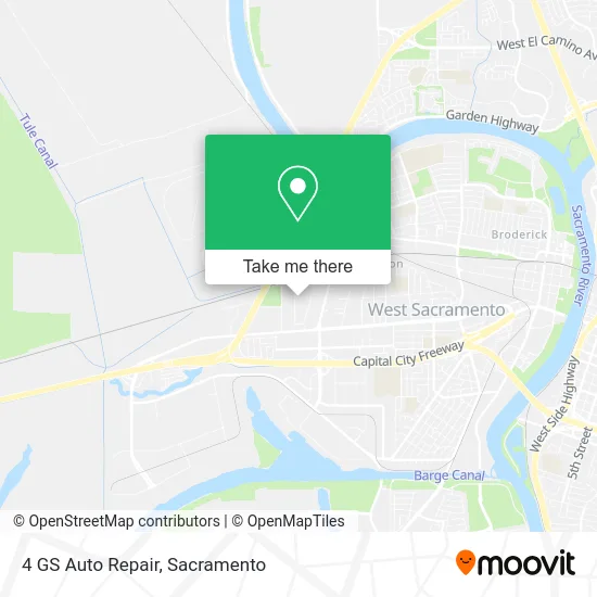 4 GS Auto Repair map
