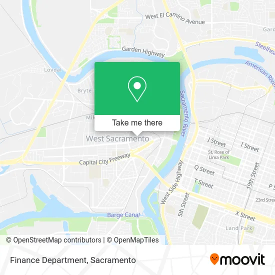 Mapa de Finance Department