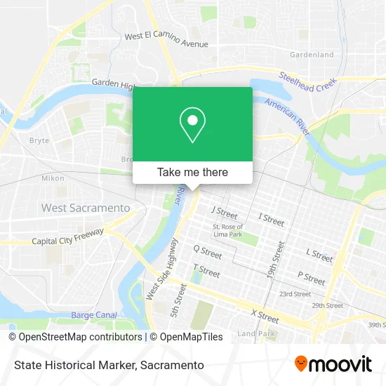 Mapa de State Historical Marker