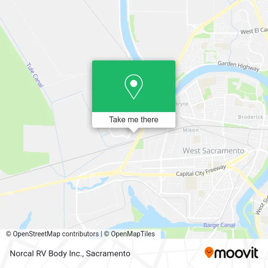 Mapa de Norcal RV Body Inc.
