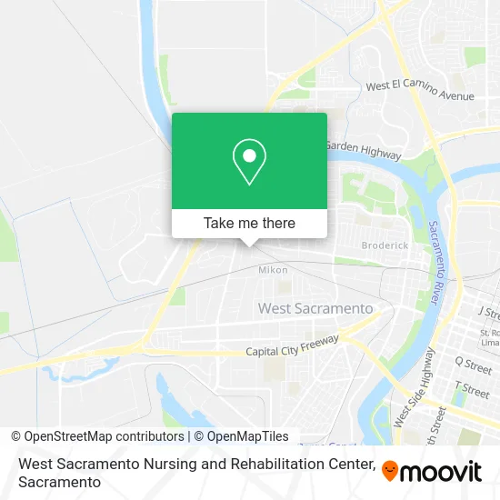 Mapa de West Sacramento Nursing and Rehabilitation Center