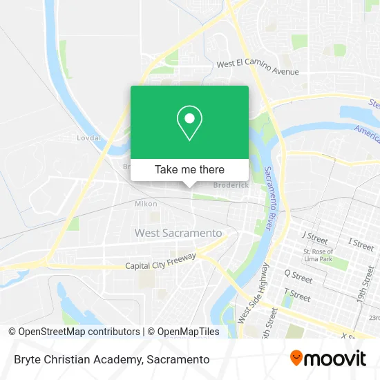 Mapa de Bryte Christian Academy
