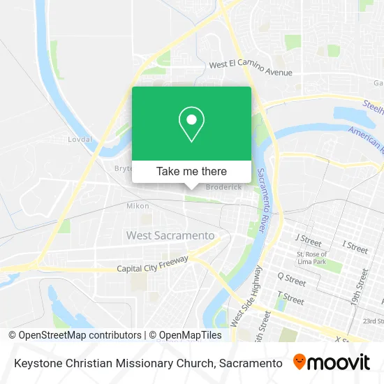 Mapa de Keystone Christian Missionary Church